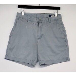 Vineyard Vines Mens Chino Shorts S 28 Light Blue Cotton Blend Old Money Casual